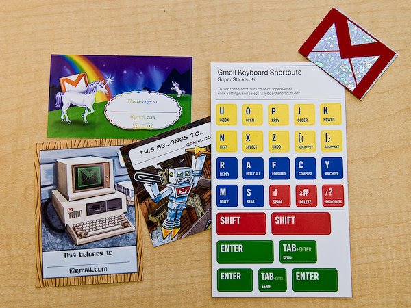 stickers from gmail
